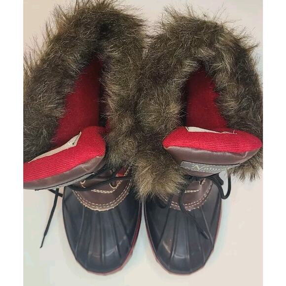 Women Natural Reflections Lumber Jill Lace Insulated Waterproof Pac Boots Size 9 - Picture 5 of 9